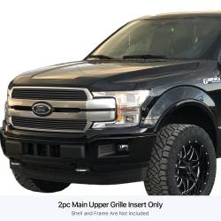 APS - APS Stainless Billet Grille Black 18-20 F150 King Ranch GR06FFD43J - Image 1