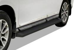 APS - APS IRunning Running Boards Black for 05-12 Nissan Pathfinder IB14RIE2B - Image 1