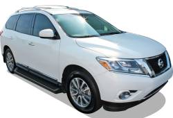 APS - APS IRunning Running Boards Black for 13-21 Nissan Pathfinder IB14RIG2B - Image 2