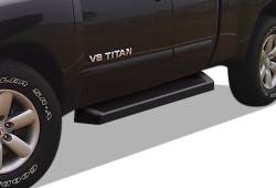 APS - APS IRunning Running Boards Black for 04-25 Titan/XD King IB14RJD9B - Image 1