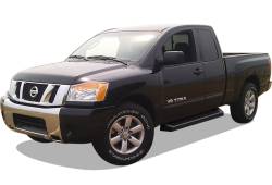 APS - APS IRunning Running Boards Black for 04-25 Titan/XD King IB14RJD9B - Image 2