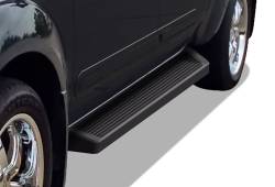 APS - APS IRunning Running Boards Black for 05-25 Frontier Crew IB14RJI5B - Image 1