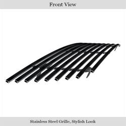 APS - APS Stainless Billet Grille Black for 06-12 Suzuki Grand Vitara GR09HEA36J - Image 2