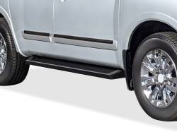 APS - APS IRunning Running Boards Black for 04-16 Nissan Armada IB14RJI6B - Image 1