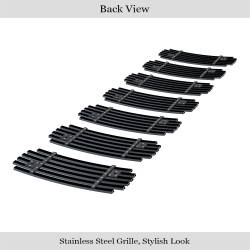 APS - APS Stainless Billet Grille Black for 05-07 Jeep Liberty GR10FED96J - Image 3