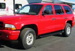APS - APS IRunning Running Boards Black for 99-00 Dodge Dakota Quad IB04RIA1B - Image 2