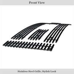 APS - APS Stainless Billet Grille Black 09-12 F150 King Ranch/Lariat GR06FFG88J - Image 2