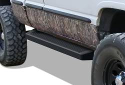 APS - APS IB04RJD6B IRunning Running Boards Black for 94-01 RAM Club Cab - Image 1