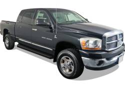 APS - APS IB04RJD8B IRunning Running Boards Black for 06-08 Dodge RAM Mega Cab - Image 2