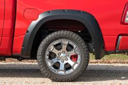 Rough Country Suspension Systems - Rough Country Bolt-On Rear Caliper Covers Red for RAM 1500 711482 - Image 3