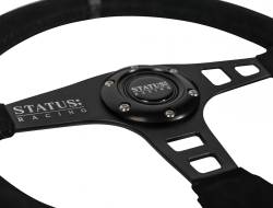 PRP - PRP SRG150 Flat Suede Steering Wheel 13" Diameter Black - Image 2