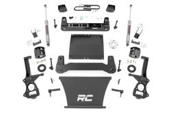 Rough Country Suspension Systems - Rough Country 111530 6" Rear N3 Lift Kit w/Mono Leaf for 25-26 Sierra 1500 RWD - Image 1