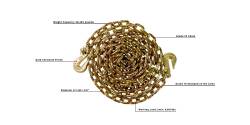 BulletProof Hitches - BulletProof BPHDTRANSPORT12 Heavy Duty 3/8" x 12' Transport Chain - Image 6