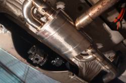 Valvetronic Designs - Valvetronic UVM.76MM.TSTYLE.X1 T-Style Universal Muffler Single Inlet Dual 3.0" - Image 2