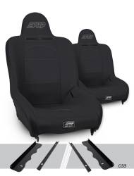 PRP - PRP A100110-C33-50 Premier High Back Seats Kit for 95-01 Jeep Cherokee XJ Pair - Image 1