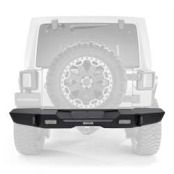 Go Rhino - Go Rhino 27220T Trailline Rear Full Bumper for 07-18 Wrangler JK - Image 1