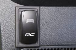 Rough Country Suspension Systems - Rough Country 709B1 Single Slot Auxiliary Switch Bezel Black - Image 2