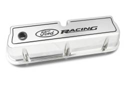 Ford Performance Parts - Ford Perf. 302-001 Polished Valve Covers Die Cast Recessed Ford Logo for SBF - Image 2