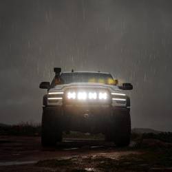 KC Hilites - KC HiLiTES 5209 Slimlite 8" LED Light Shield SAE Driving Clear - Image 2