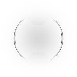 KC Hilites - KC HiLiTES 5207 SlimLite 8" LED Light Shield Clear - Image 1