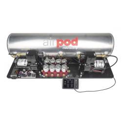 Ridetech - Ridetech 30514700 Suspension Control AirPod E5 5-Gal Dual Comp 3/8" Valve - Image 1