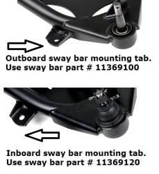 Ridetech - Ridetech 11369120 Front Swaybar for 73-87 Chevy C10 w/Stock Or Ridetech Arms - Image 2