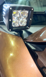 Fishbone Offroad - Fishbone Offroad FB21398 Hood Light Pod Bracket for 04-14 Ford F150/10-14 Raptor - Image 2