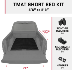 Tmat - Tmat TMAT-KIT-68X50 Truck Bed Organizer Slide Out Mat - Image 2