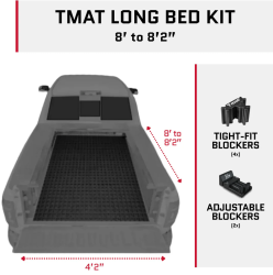 Tmat - Tmat TMAT-KIT-96X50 Truck Bed Organizer Slide Out Mat - Image 2