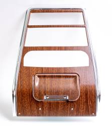 Auto Metal Direct - Auto Metal Direct W-984A Dash Panel w/AC & Ashtray Walnut for 68 Chevy Camaro - Image 1