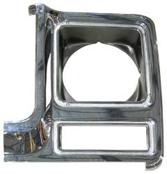 Auto Metal Direct - Auto Metal Direct X145-4079-2L LH Headlight Bezel Dark Gray for 79-80 Chevy/GMC - Image 1