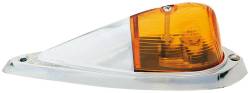 Peterson - Peterson V109A Amber Cab Marker Light w/Chrome Housing - Image 1