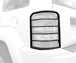 Black Horse Off Road - Black Horse 7JP406A Black Taillight Guards for 08-12 Jeep Liberty - Image 2