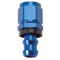 Edelbrock - Edelbrock 624010 6AN Twist-Lok Straight Hose Ends w/Blue Finish - Image 1