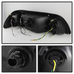 Spyder Auto - Spyder Auto 5012531 Crystal Headlights Black/Clear for 87-93 Ford Mustang - Image 3