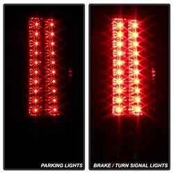 Spyder Auto - Spyder Auto 5078186 Black/Smoke LED Taillights for 07-13 GMC Sierra - Image 2
