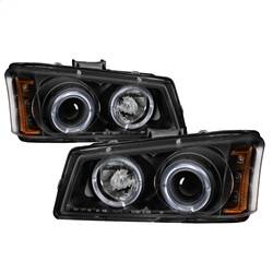 Spyder Auto - Spyder Auto 5009456 Black/Clear LED Halo Projector Headlights - Image 1