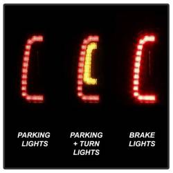 Spyder Auto - Spyder Auto 5085467 LED Bar Taillights Black/Clear for 05-15 Toyota Tacoma - Image 8