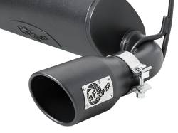 aFe Power - aFe 49-48066-B Rebel 2.5" Cat-Back Exhaust System Blk Tips for 18-26 Wrangler JL - Image 2