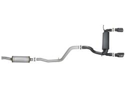 aFe Power - aFe 49-48066-B Rebel 2.5" Cat-Back Exhaust System Blk Tips for 18-26 Wrangler JL - Image 4