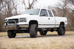 Rough Country Suspension Systems - Rough Country 117510 Single Aluminum Hoop Step Silver Pair for Chevy/Ford/GM/Ram - Image 2