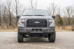 Rough Country Suspension Systems - Rough Country RS150A Front Tow Hook Brackets Black for 09-26 Ford F150 2WD/4WD - Image 5