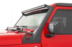 Rough Country Suspension Systems - Rough Country 70065 Windshield Mount 50" LED Light Bar Kit for 18-26 Jeep JL/JT - Image 2