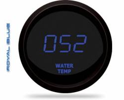 Intellitronix - Intellitronix M9113B LED Digital Water Temp Gauge 2-1/16" 50 To 350 Black Blue - Image 1