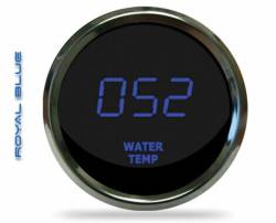 Intellitronix - Intellitronix MS9113B LED Digital Water Temp Gauge 2-1/16" 50 To 350 Chrome Blue - Image 1