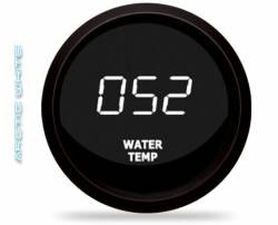 Intellitronix - Intellitronix M9113W LED Digital Water Temp Gauge 2-1/16" 50 To 350 Black White - Image 1