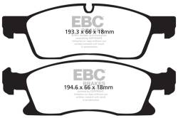 EBC Brakes - EBC Brakes DP41871R Yellowstuff Street & Track Brake Pads - Image 1