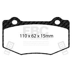EBC Brakes - EBC Brakes DP53023NDX Bluestuff NDX Full Race Brake Pads for Camaro Corvette - Image 3