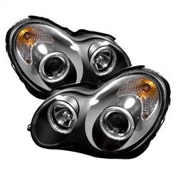 Spyder Auto - Spyder Auto 5011251 Black/Clear LED Halo Projector Headlights - Image 1