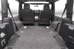 BedRug - Bed Rug BRJK11R2 Classic Carpeted Floor Liner Rear/Cargo for 11-18 Jeep JK 2DR - Image 5